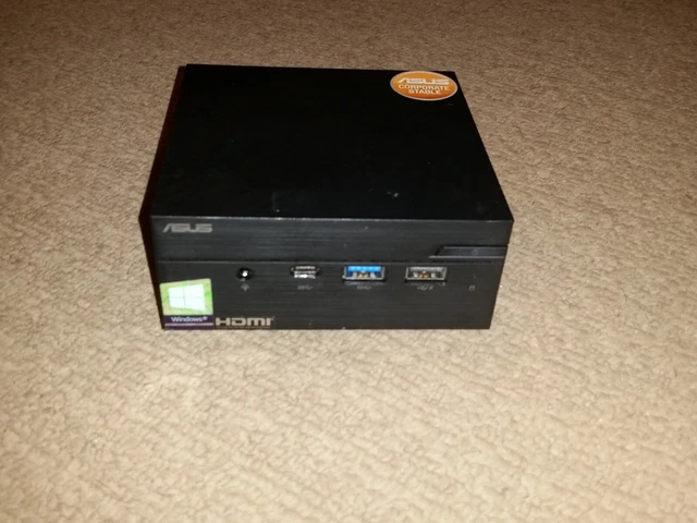ASUS PN40 Mini Desktop, 8GB RAM 120GB SSD,may need reset.