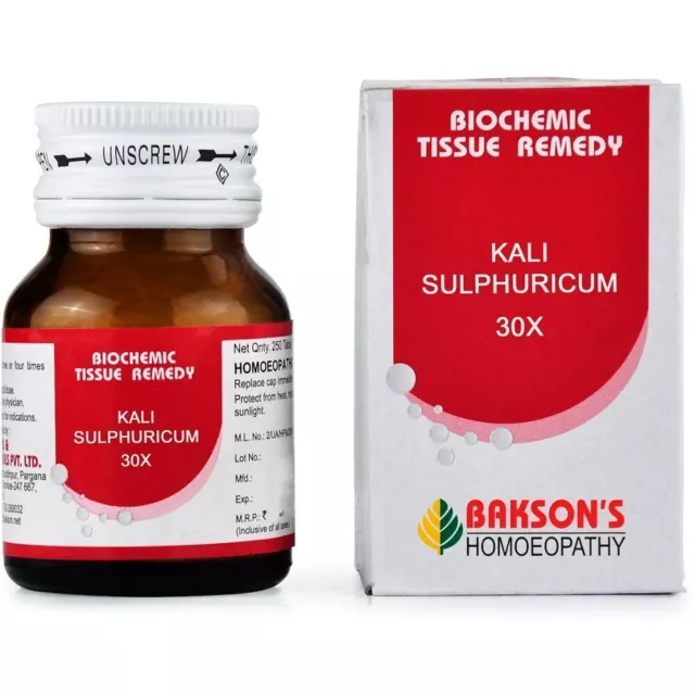 Bakson's Kali Sulphuricum Biochemic Tablet 30X