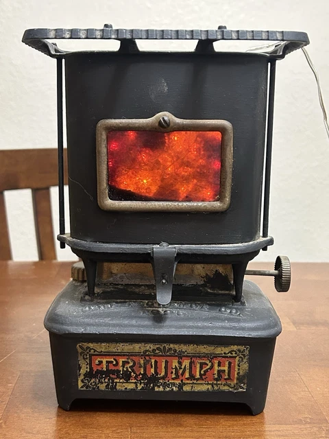 ANTIQUE 1895 TRIUMPH Stove / Heater Cleveland Foundry co