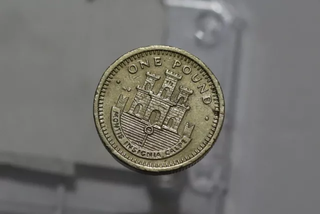Gibraltar 1 Pound 1988 Circulated B47 #7138