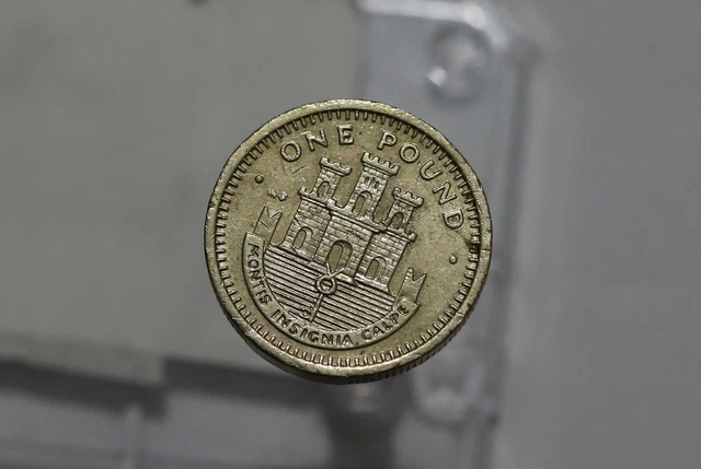 Gibraltar 1 Pound 1988 Circulated B47 #7138