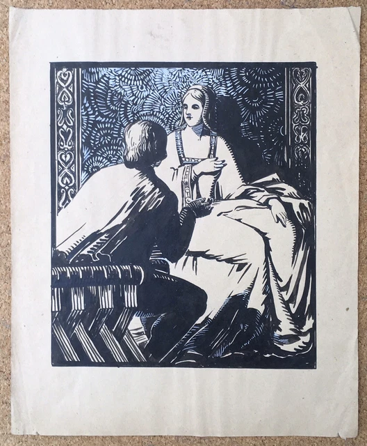 Grandes études médaillons Art Déco dessins originaux ... - eBay