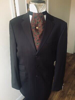 Wilvorst Brown Wedding Formal Suit Jacket 100% Wool Victorian Edwardian Ex Hire