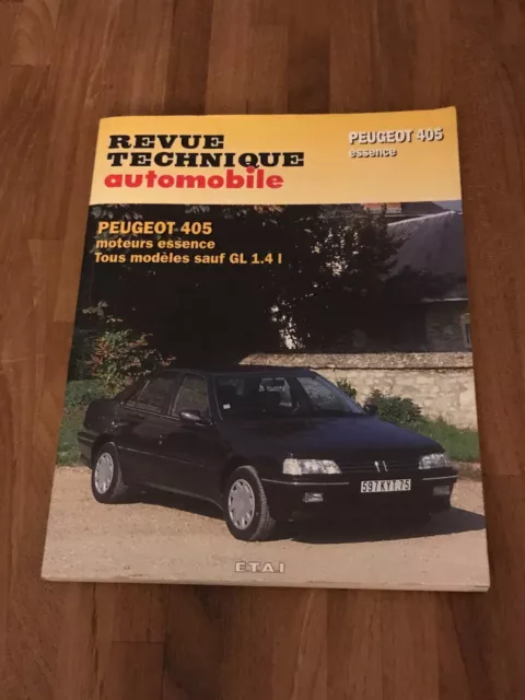 Revue Technique Peugeot 405 Essence / Cip 721.1