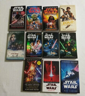 Star Wars: Movie Tie In Novelizations: New Paperback Book Edition: CHOOSE TITLES