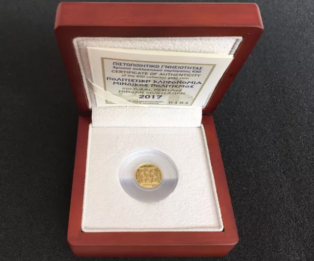 Griechenland 3 x 50 Euro Goldmünzen PP 2017, 2018, 2019.