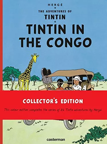 Tintin in the Congo by Herge  New 9782203096509 Fast Free Shipping Hardc-#