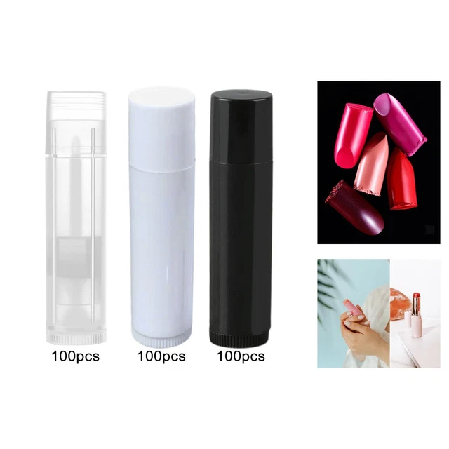 100 Stück Lipgloss Tuben Behälter Mini  Tubes für Frauen Mädchen DIY
