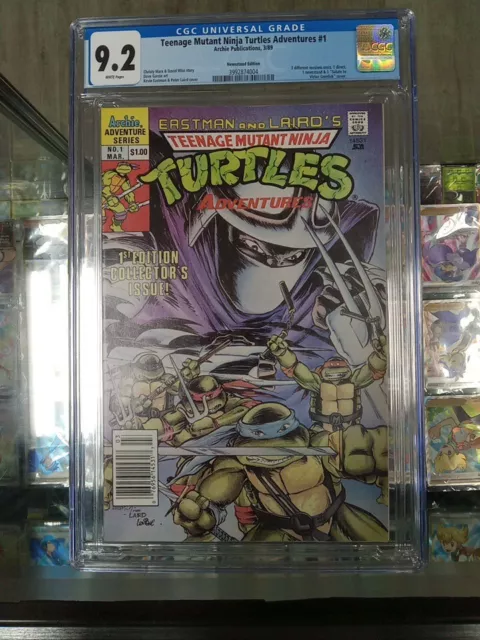 Teenage Mutant Ninja Turtles Adventures #1 CBCS 9.2 * Newsstand Canadian Variant