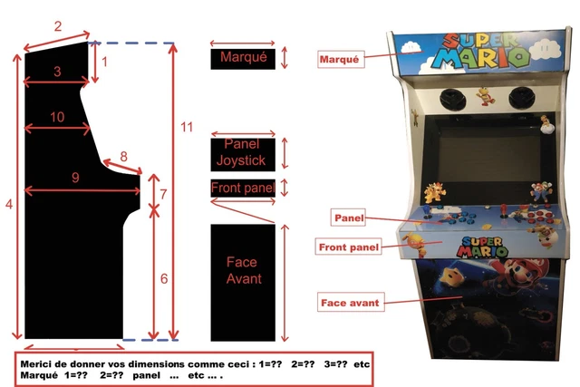 PDF à Imprimer – Art Zelda Pour Borne D’arcade MAME (stickers, Déco)