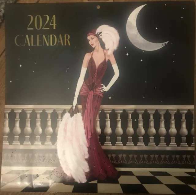 CLAIRE COXON ART Deco Calendar 2024 Art Month To View Robert