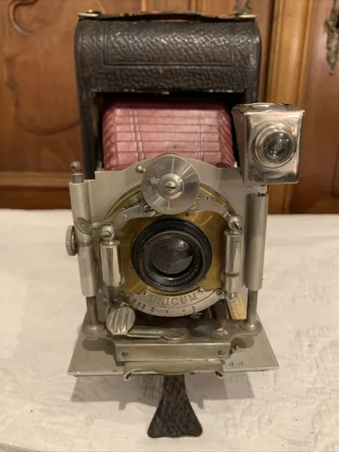 Bausch & Lomb Balgenkamera Unicum Rollfilm Kamera sehr selten 