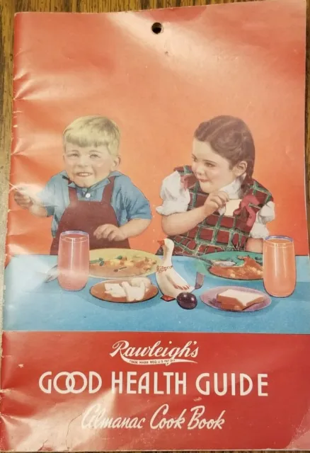 Vintage Rawleigh’s Almanac Cook Book, 1952 Good Health Guide
