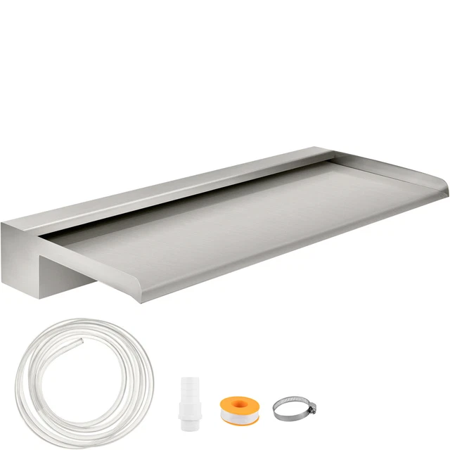 Cascata Per Piscina Con LED Colorati - Fontana In Acciaio Inox Per Giardino E Laghetto - Foto 7