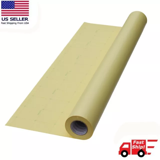 1.38X54yards UV Glossy Clear Vinyl Cold Laminating Film 2Mil Thickness 50"X164'