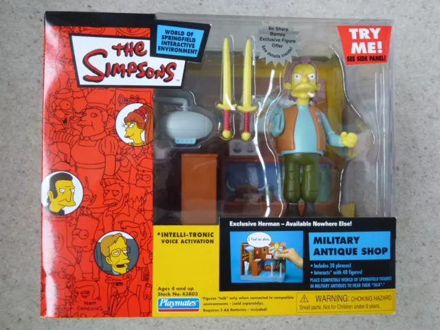 Simpsons WoS Interactive PlaySet: Military Antique Shop with Herman (Full Sound)