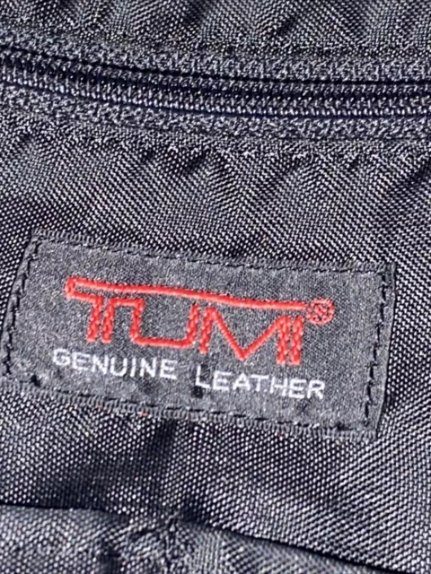 TUMI Leather Carry On Cabin Bag Overnighter Duffle Vintage