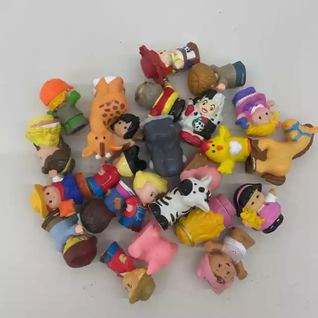Mixed Used LOT Fisher Price Little People Toy Figures Animals Variety