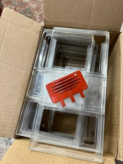 Alpha Security KEY + LOT/11 LONGBOX STYLE CD Keeper security Cases record store Alpha Security KEY + LOT/11 LONGBOX STYLE CD Keeper security Cases record store