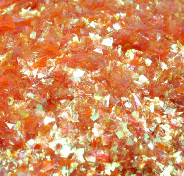 Orange - Iridescent Ice Flakes - 311-4352