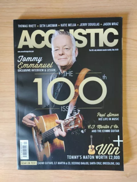 Acoustic Guitar Magazine, The 100th Issue/Tommy Emmanuel - Issue 100, Jan 2015