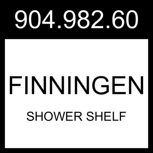 Estante de ducha IKEA FINNINGEN negro 904.982.60