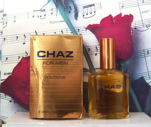 Chaz Cologne Splash For Men 2.25 Oz. By Revlon. NWB. Vintage