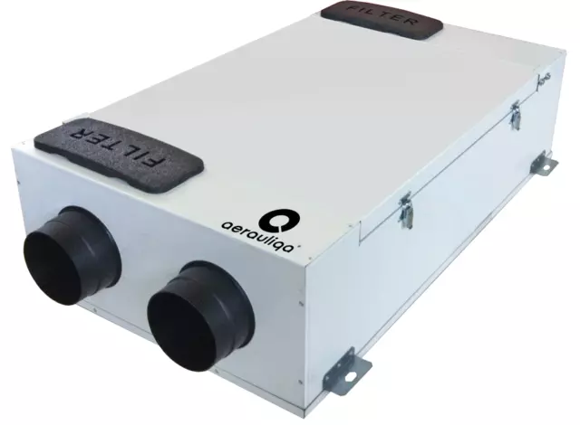 Système de ventilation QR230E avec fonction de dérivation et échangeur de chaleur Entalpie