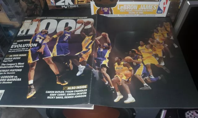 Hoop NBA Magazine Kobe Bryant  Lakers evolution fold out rare black mamba HOF