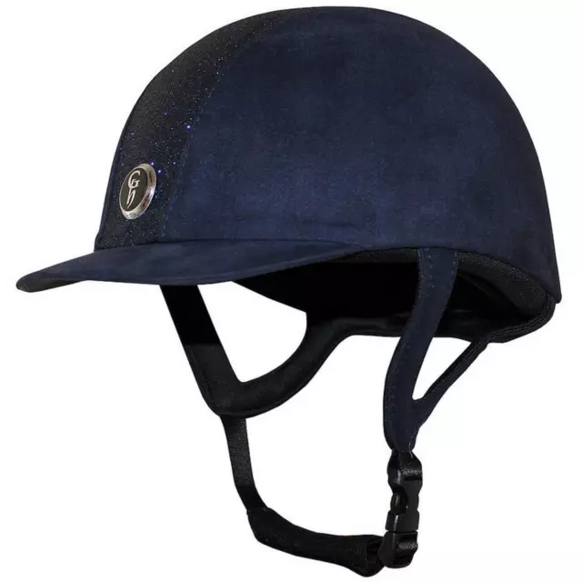 Gatehouse Jeunesse Glitter Sparkly Horse Riding Hat - Navy