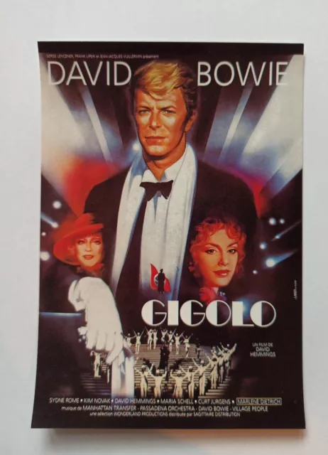 carte postale David Bowie film Gigolo