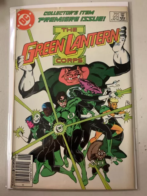 Green Lantern #201 1st appearance Omega Men 4.5 (1986)