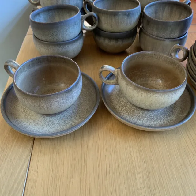 Denby Romany 2 x Tea Cups and Saucers