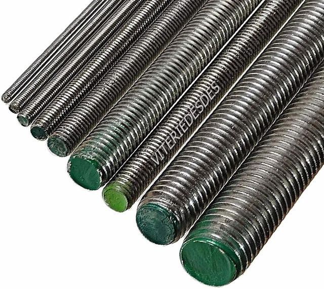 Tige Filetée M10 X 150 Mm Inox 304 - Pas Entier - Uxcell