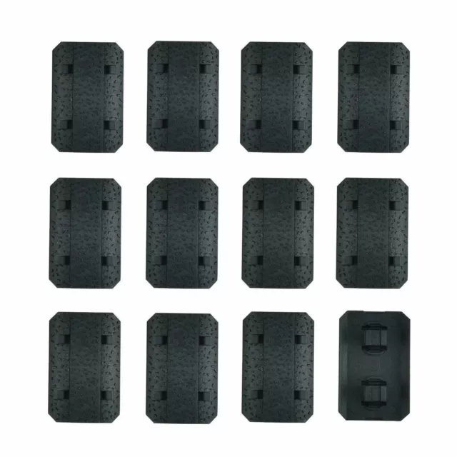 M-LOK RAIL COVER Low Profile SNAP-IN Slot Covers for MLOK System Black ...