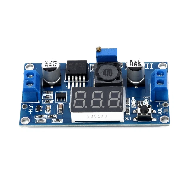 COMPACT STEPDOWN CONVERTER Module for Multimeter with Adjustable Output ...