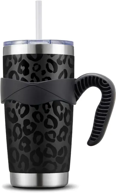 20 Oz Tumbler Stainless Steel Mug with Lid and Straw Insulated Travel Coffee Mug
