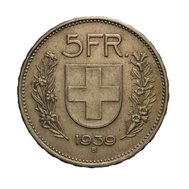 DN - Svizzera - 5 franchi 1939 - A375-9179-359