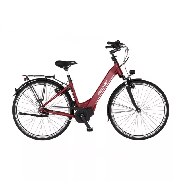 Elektrofahrrad FISCHER City E-Bike CITA 5 Special 28 Zoll 504Wh RH 44cm rot