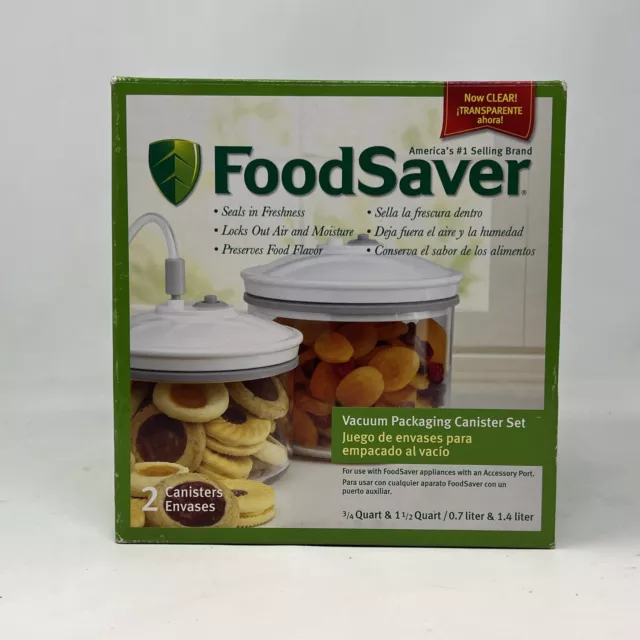 FoodSaver Vacuum Seal Canister 50 oz with Lid and Hose KY-124 Food Saver