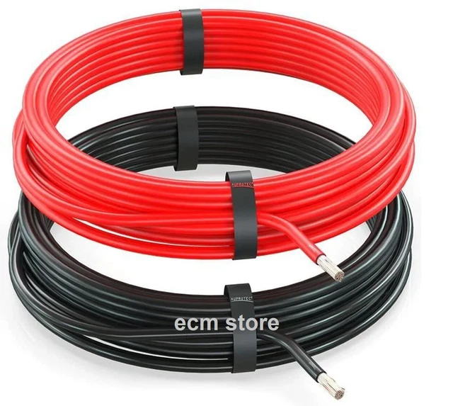 Cavo Elettrico Unipolare AUPROTEC 1.0 Mm² – Rame 99,99%, Scelta 5 O 10m, Per Auto E Moto