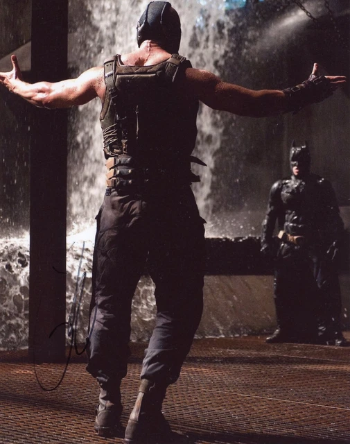 Tom Hardy -The Dark Knight Rises  10x8 Photo  AFTAL#217 OnlineCOA