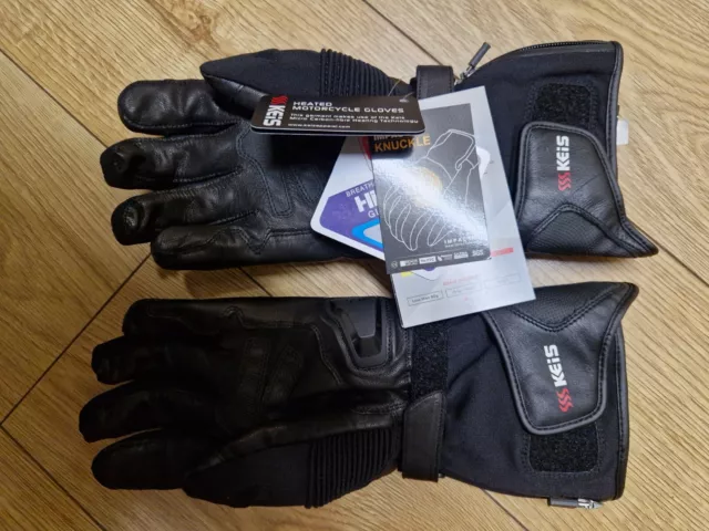 Keis G601 Premium beheizte Motorradhandschuhe Größe 10 (L) 2