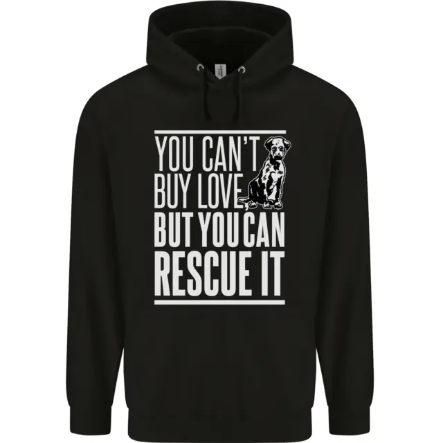 You Cant Buy Love Funny Resue Dog Puppy Childrens Kids Hoodie