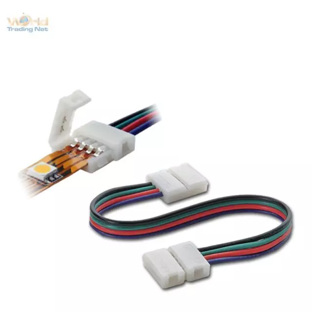 20er Set Schnellverbinder "Easy" für RGB Stripe, Verbindungskabel LED-Lichtband