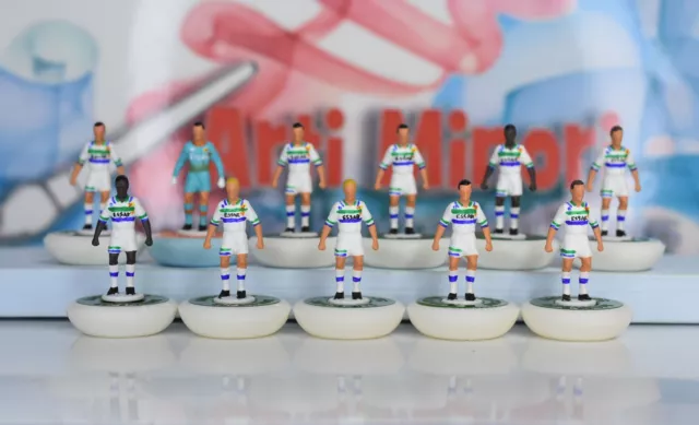 Subbuteo Team Tranmere Rovers 2021-22 home kit Hand Painted