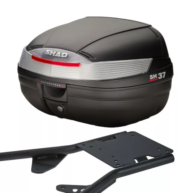 Topcase inklusive Gepäckträger Komplettset Shad 37 Liter Honda ADV 350 22