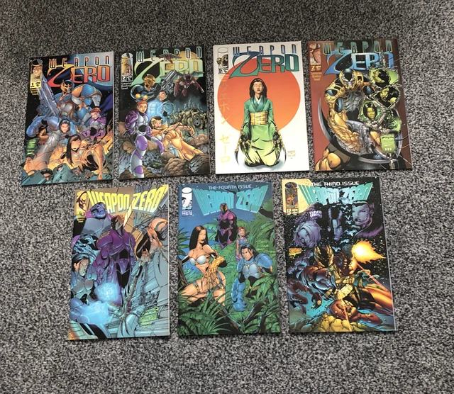 Image Comics Top Cow Productions Weapon Zero Comic Book Collection Bundle x7
