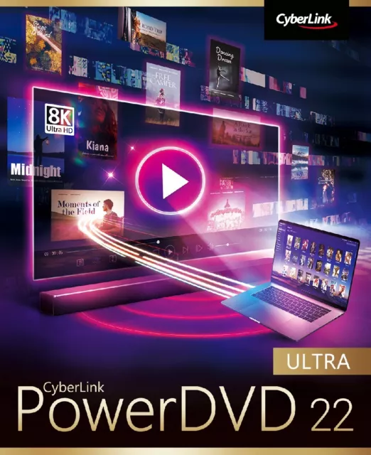 Cyberlink PowerDVD 22 Ultra 1 PC / Dauerlizenz / Key (ESD)