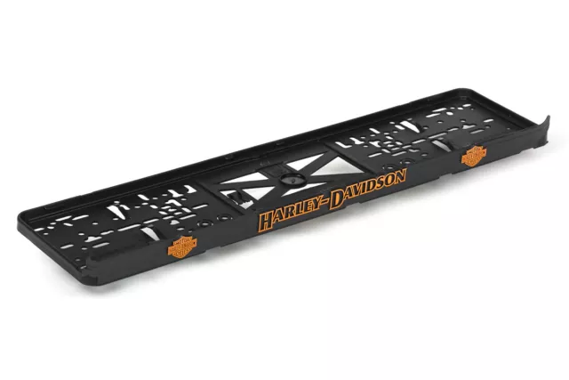 Harley Davidson 3D-Effekt Kennzeichenhalter Tuning Nummernschildhalter orange